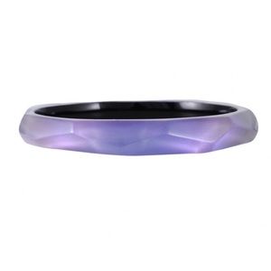 Iridescent purple orchid haze bracelet